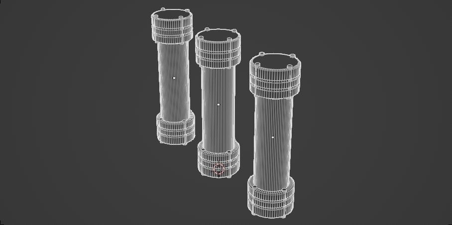 scientific capsule Low-poly 3D model_11