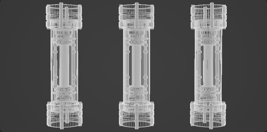 scientific capsule Low-poly 3D model_9