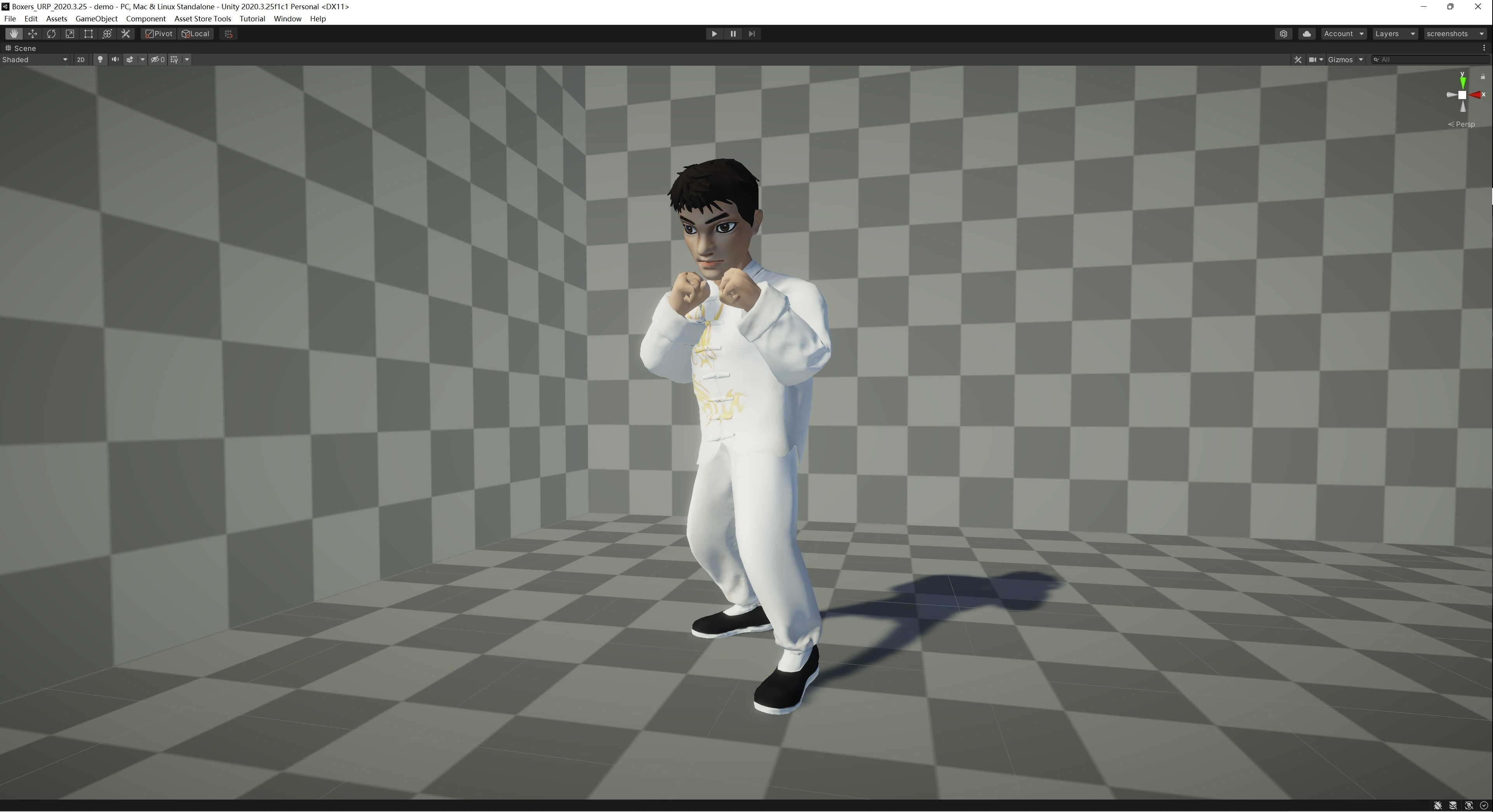 Kung fu Master 3D model_2