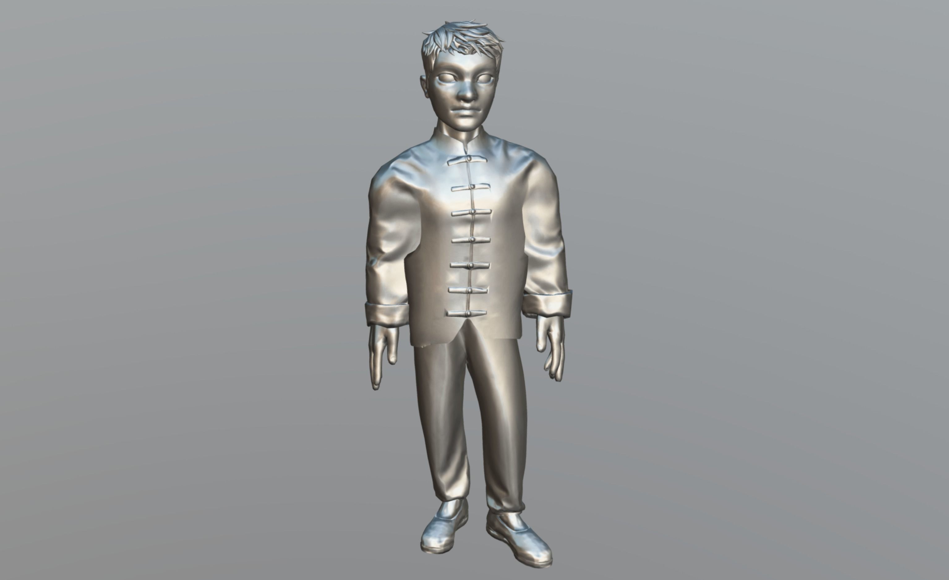 Kung fu Master 3D model_10