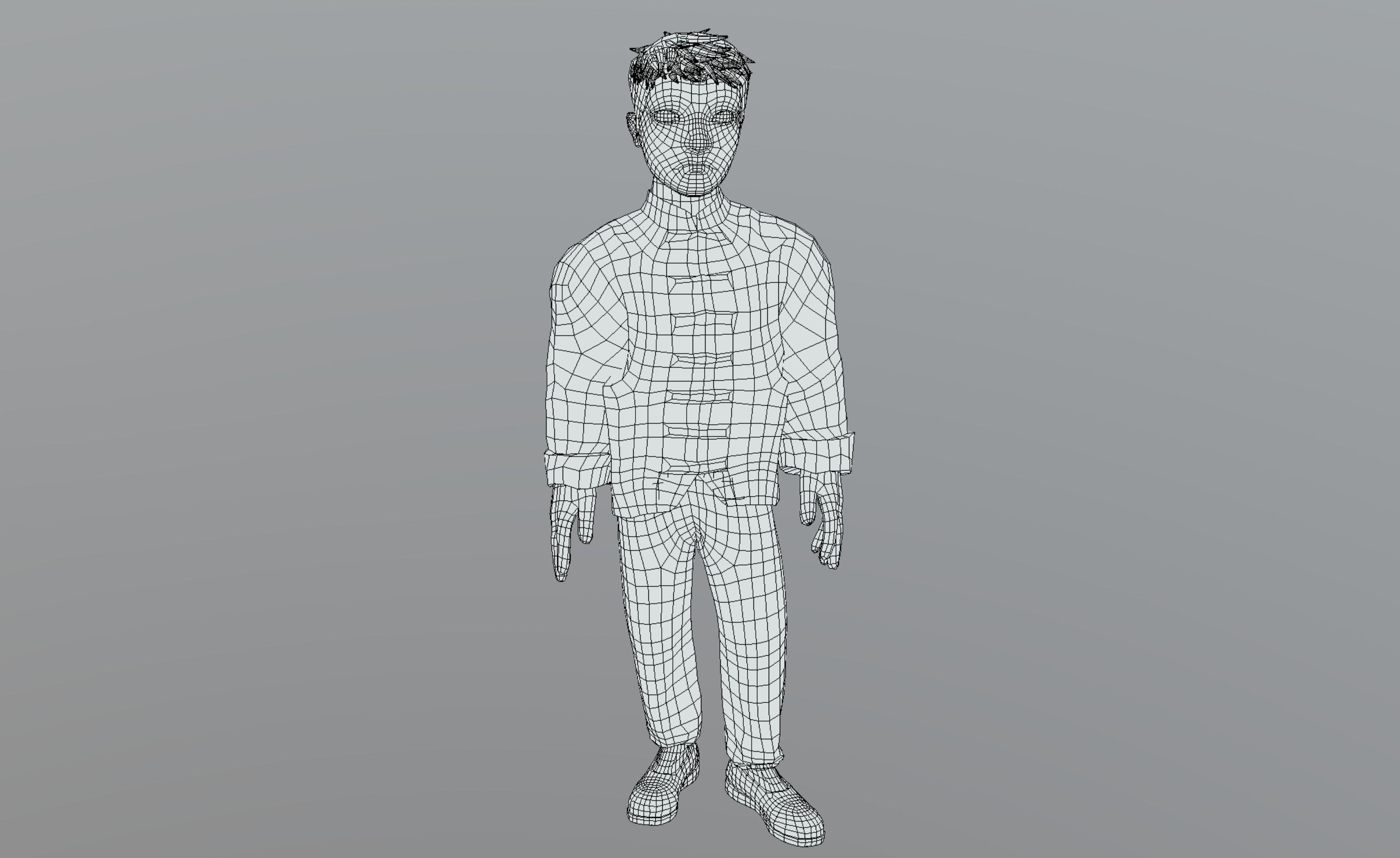 Kung fu Master 3D model_9