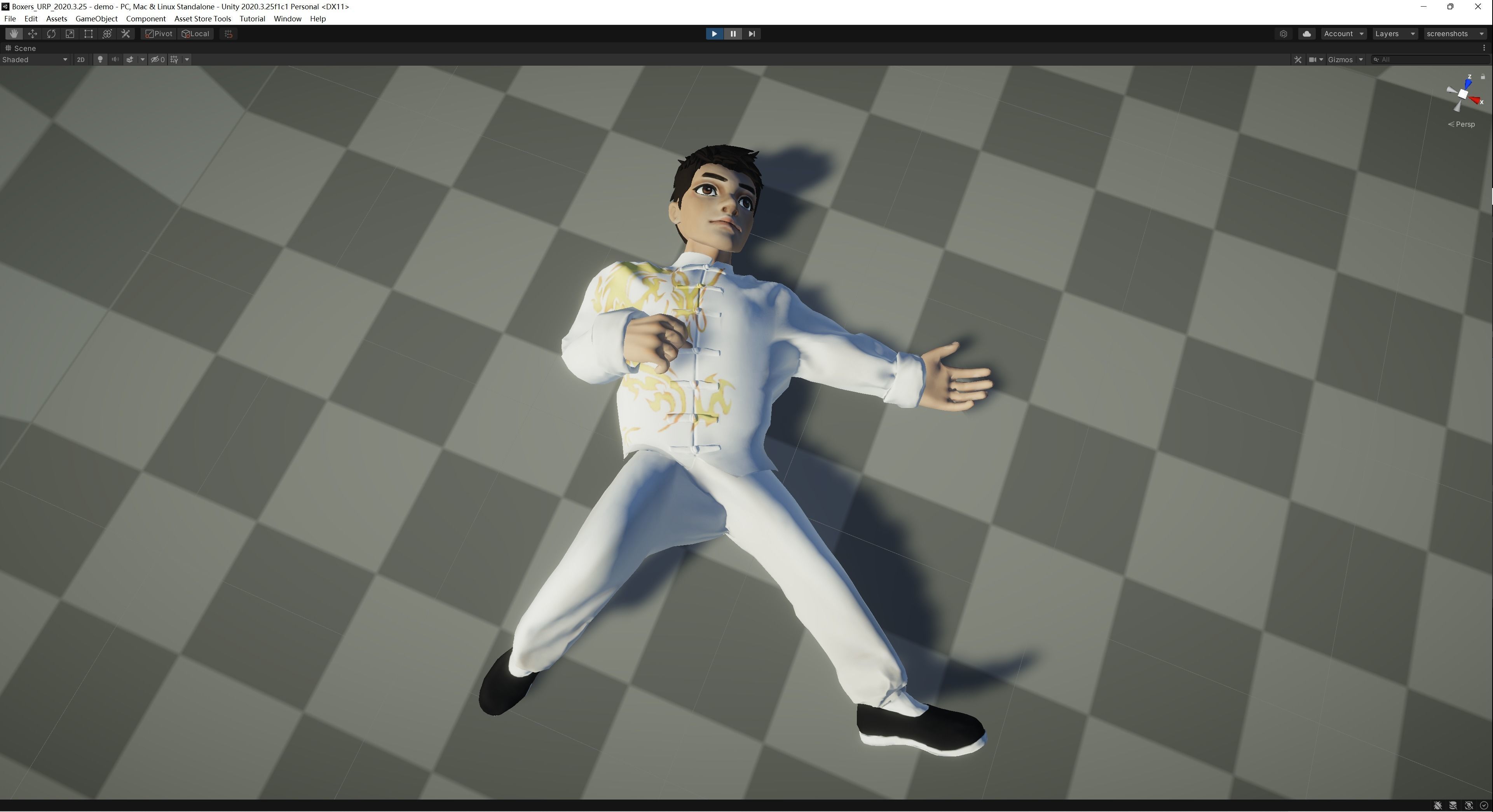 Kung fu Master 3D model_3