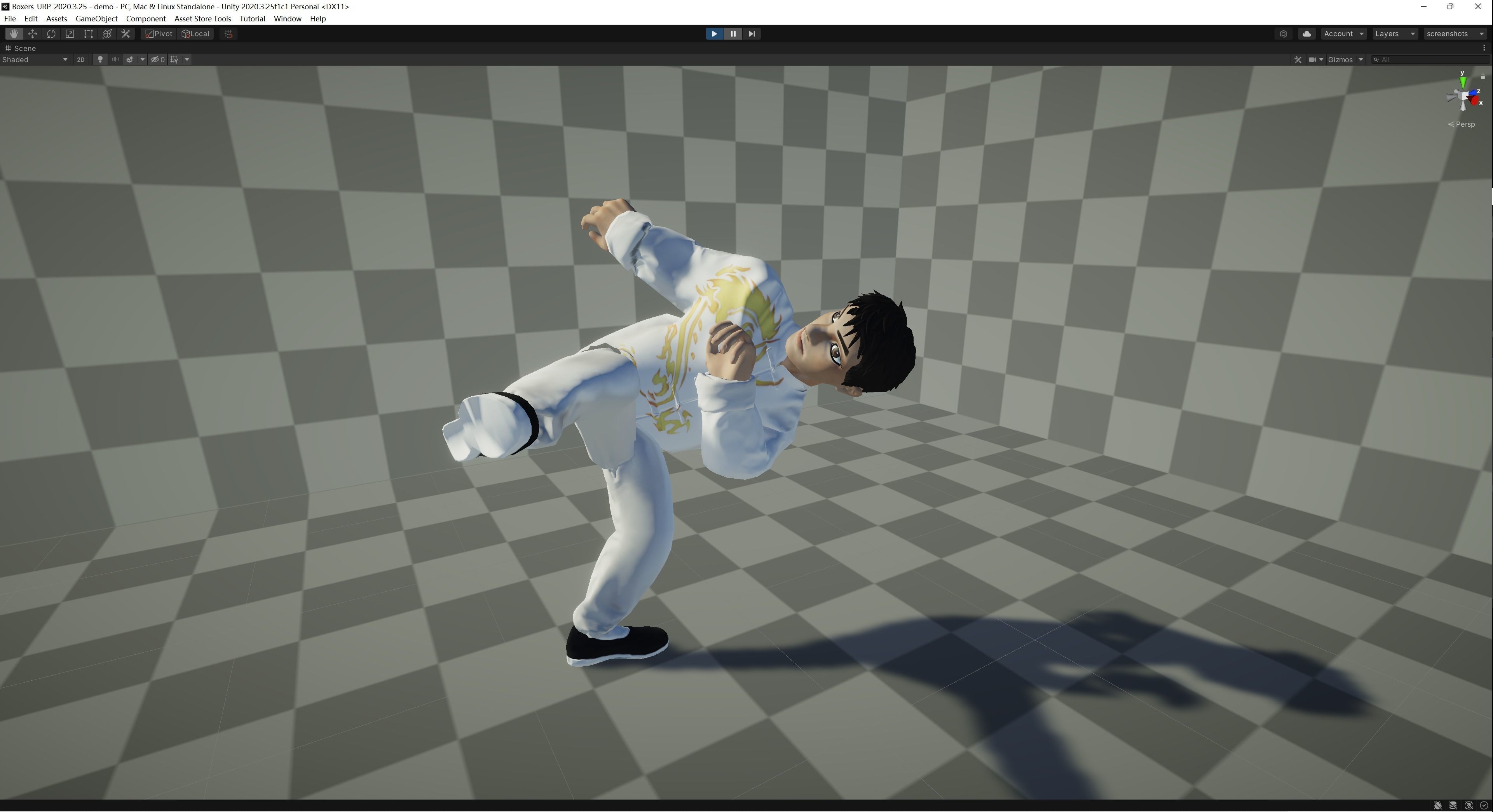 Kung fu Master 3D model_7