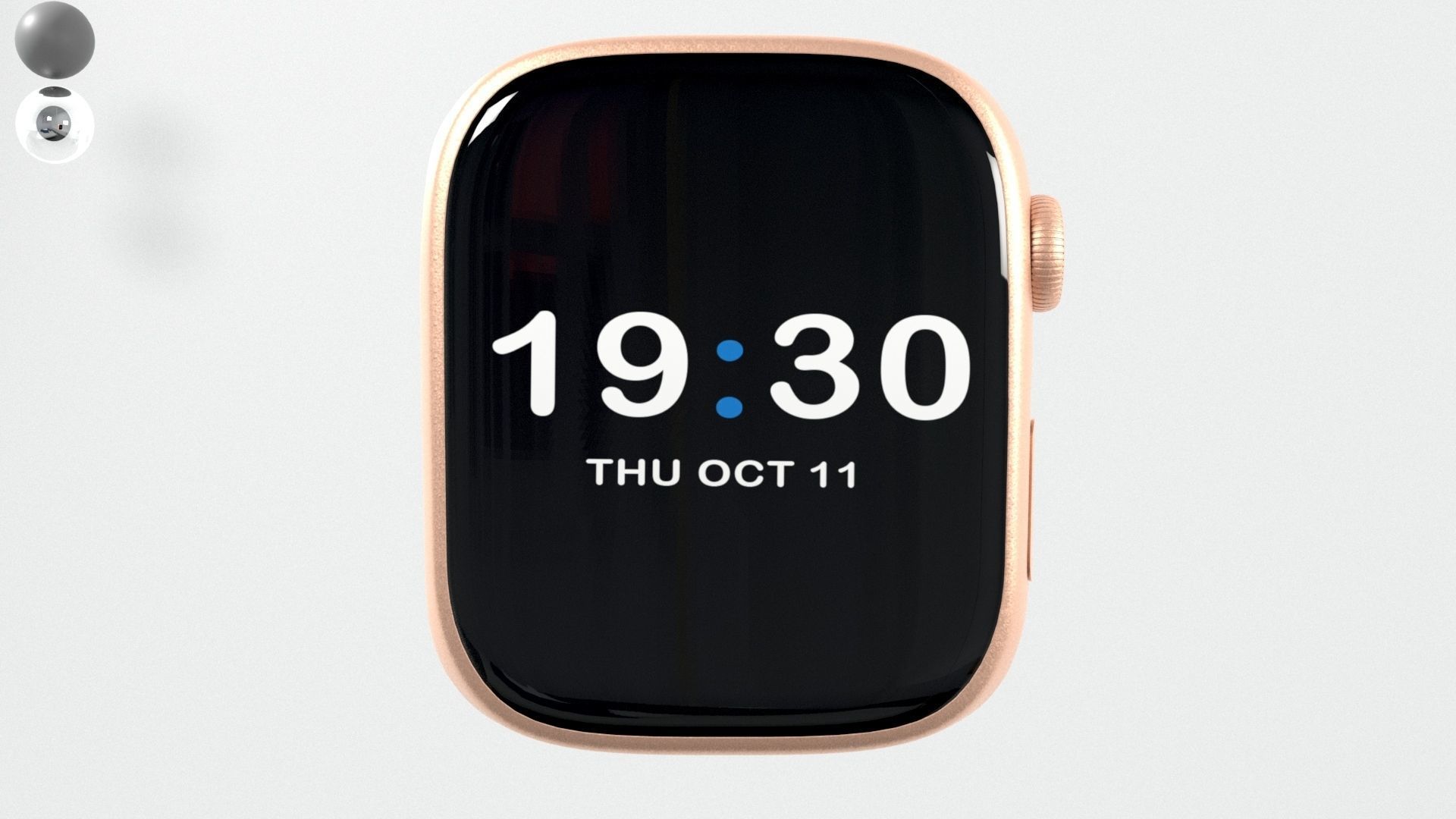 Apple Watch Low-poly 3D model_4