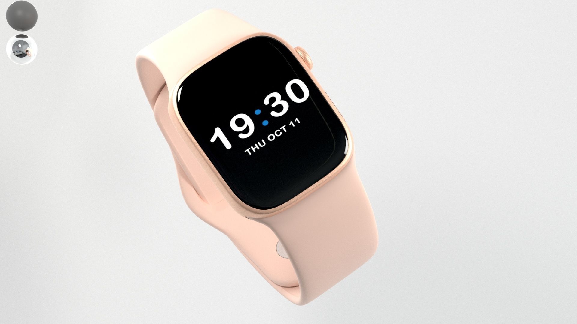 Apple Watch Low-poly 3D model_2