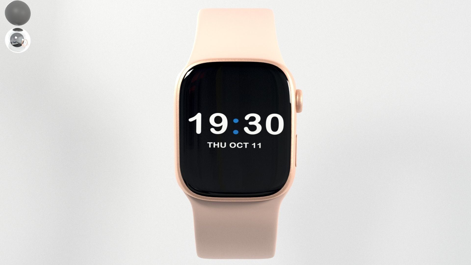 Apple Watch Low-poly 3D model_1