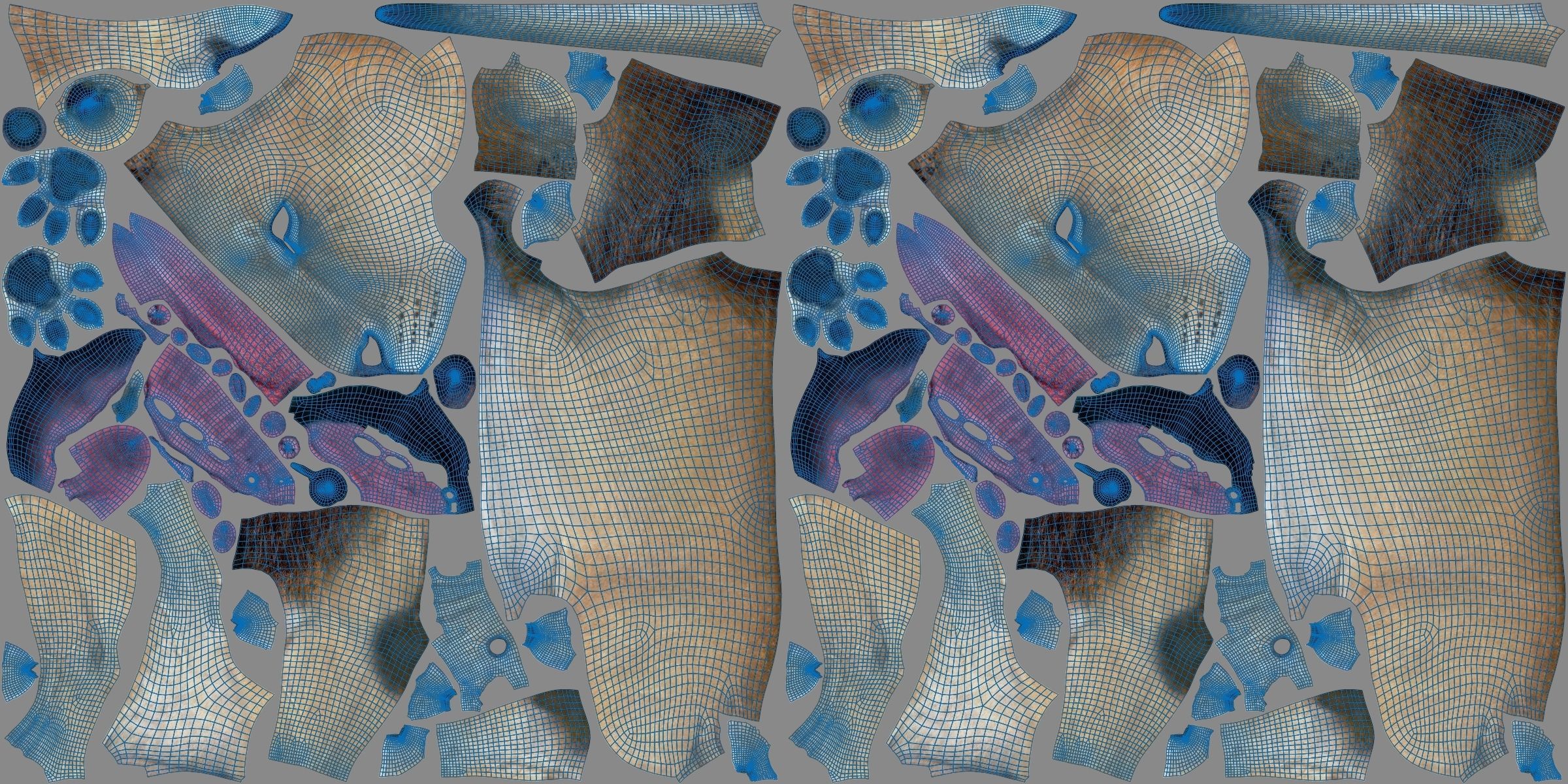 Male Lion Animated VFX Grace 3D model_34