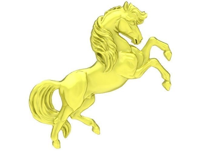 zodiac horse  jewelry pendant 3980 3D print model