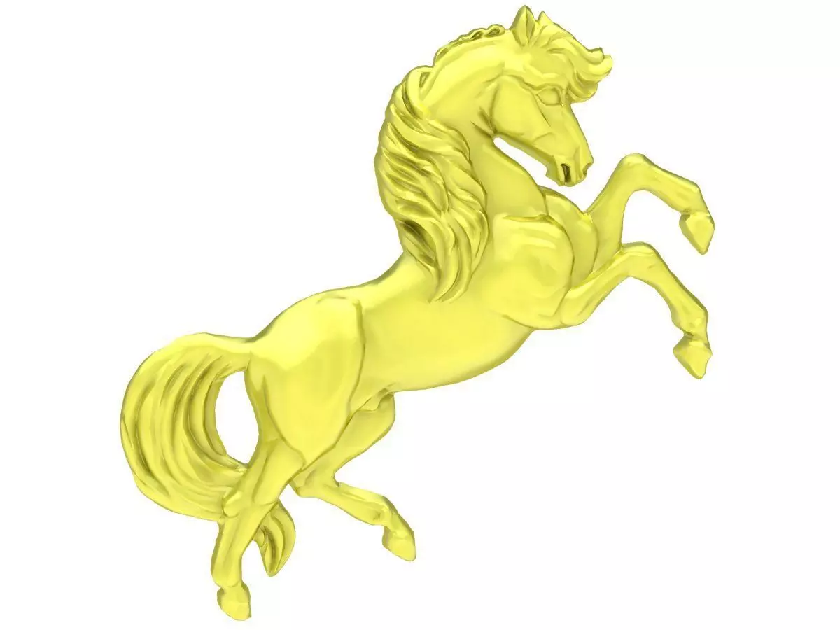 Rearing Horse Sculpture Model for Jewelry and 3D Design 3980 3D print model