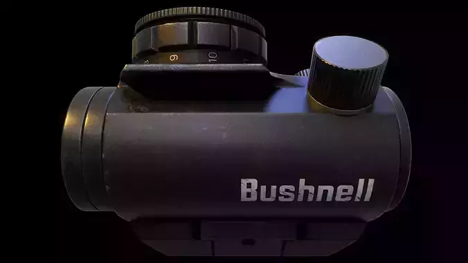 Bushnell Trophy Red Dot Scope TRS-25 Low-poly 3D model