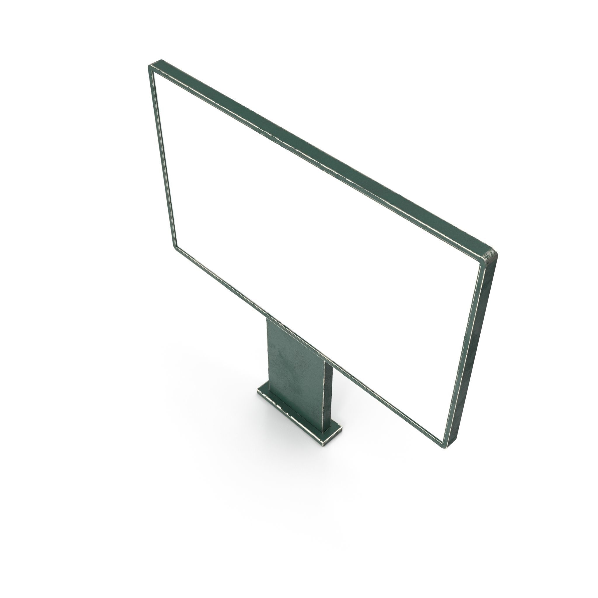 Street Advertising Billboard 18 Low-poly 3D model_7