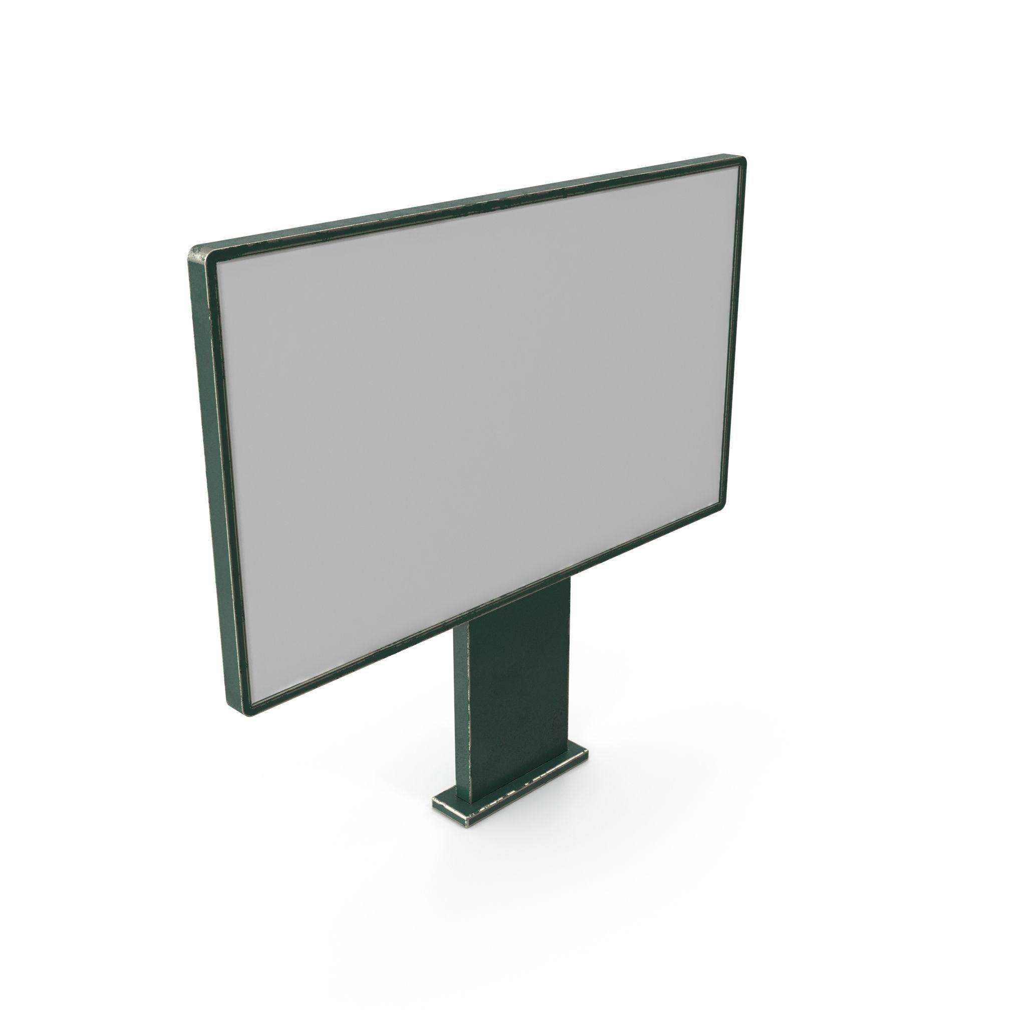 Street Advertising Billboard 18 Low-poly 3D model_4