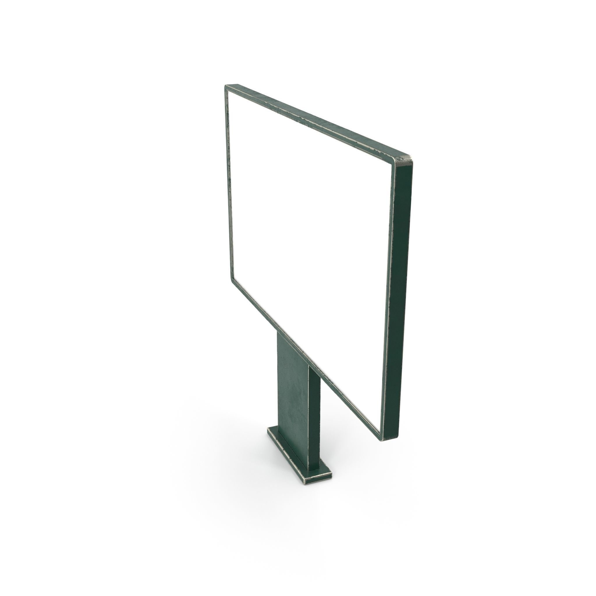 Street Advertising Billboard 18 Low-poly 3D model_1