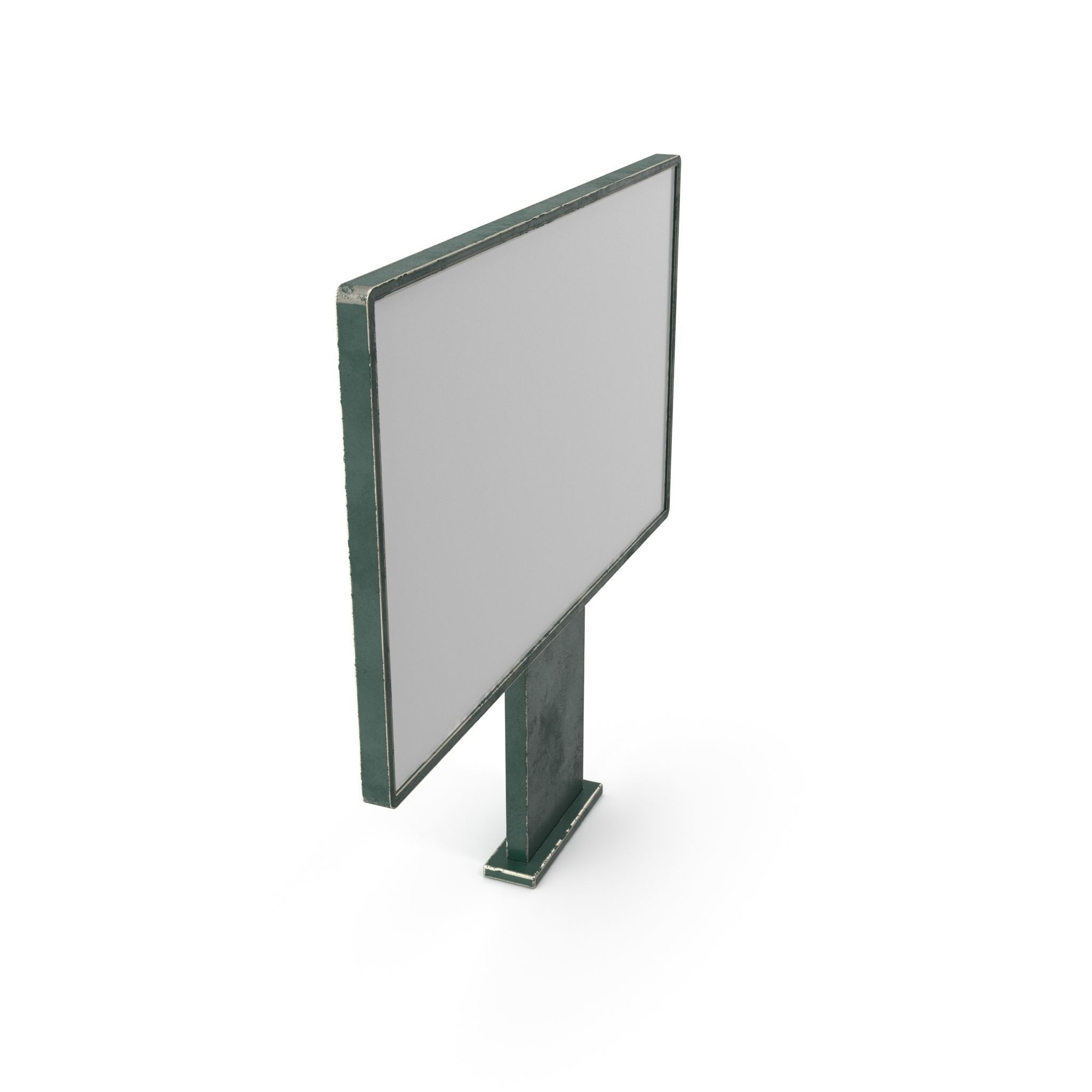 Street Advertising Billboard 18 Low-poly 3D model_3