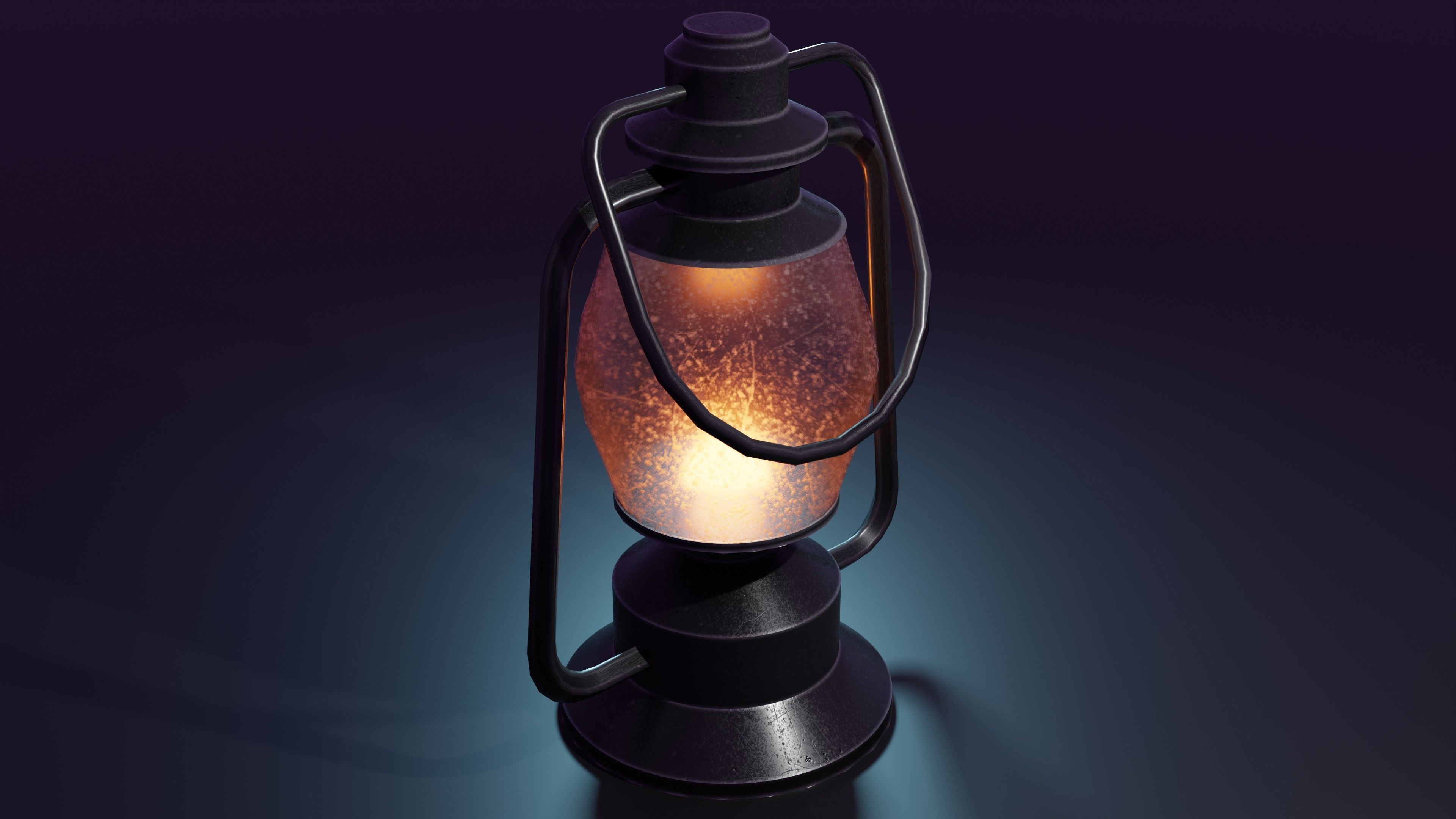 Lantern 3D model_7