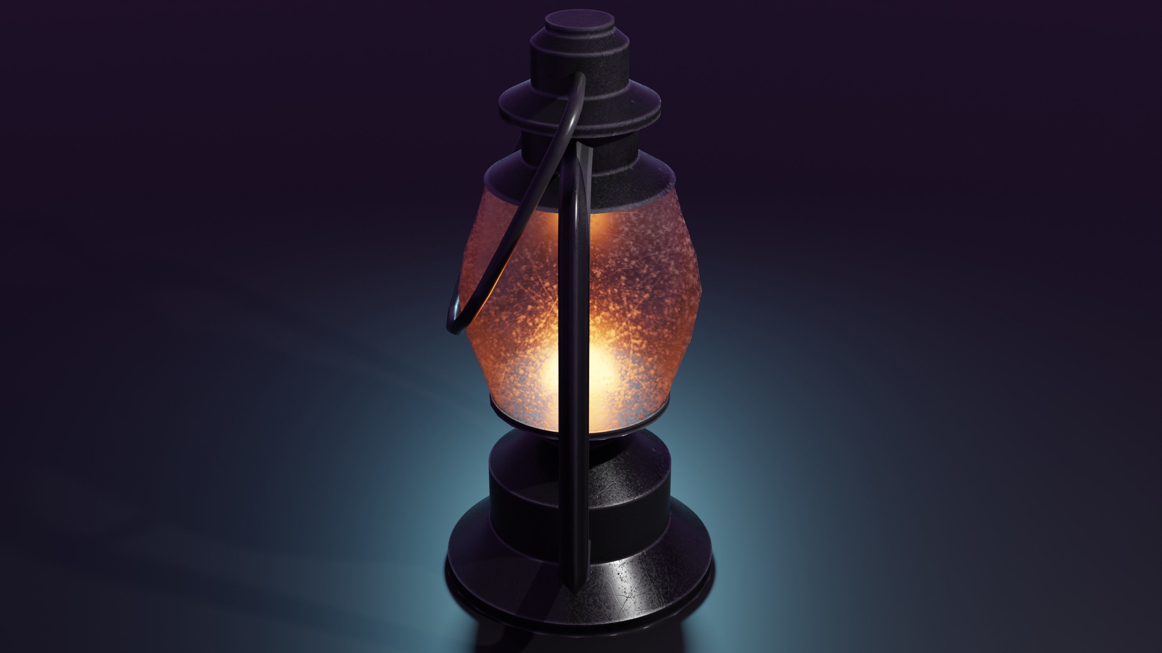 Lantern 3D model_3