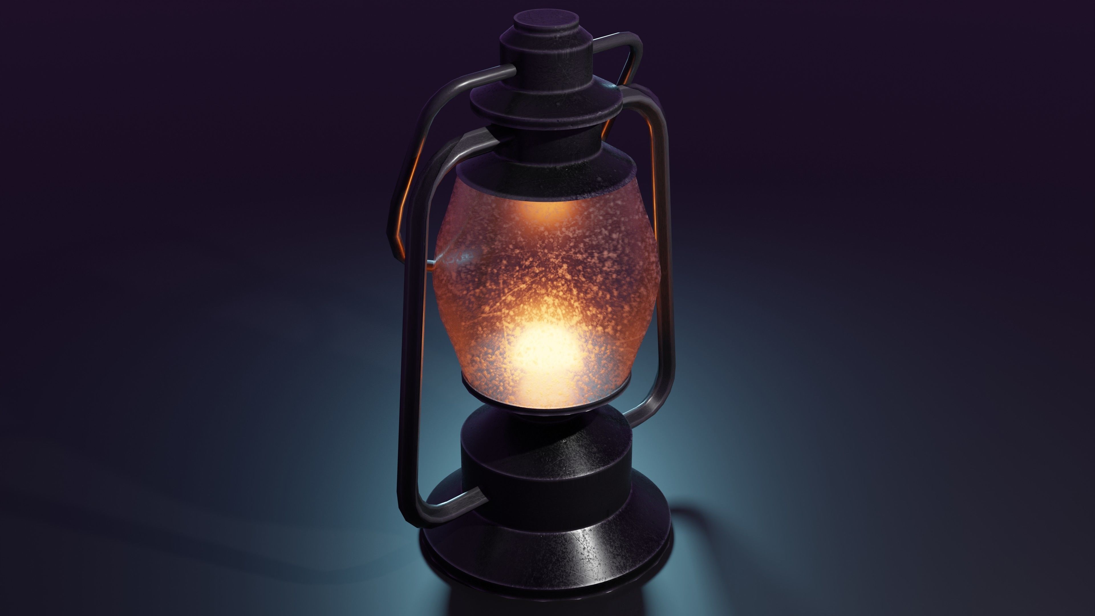 Lantern 3D model_2