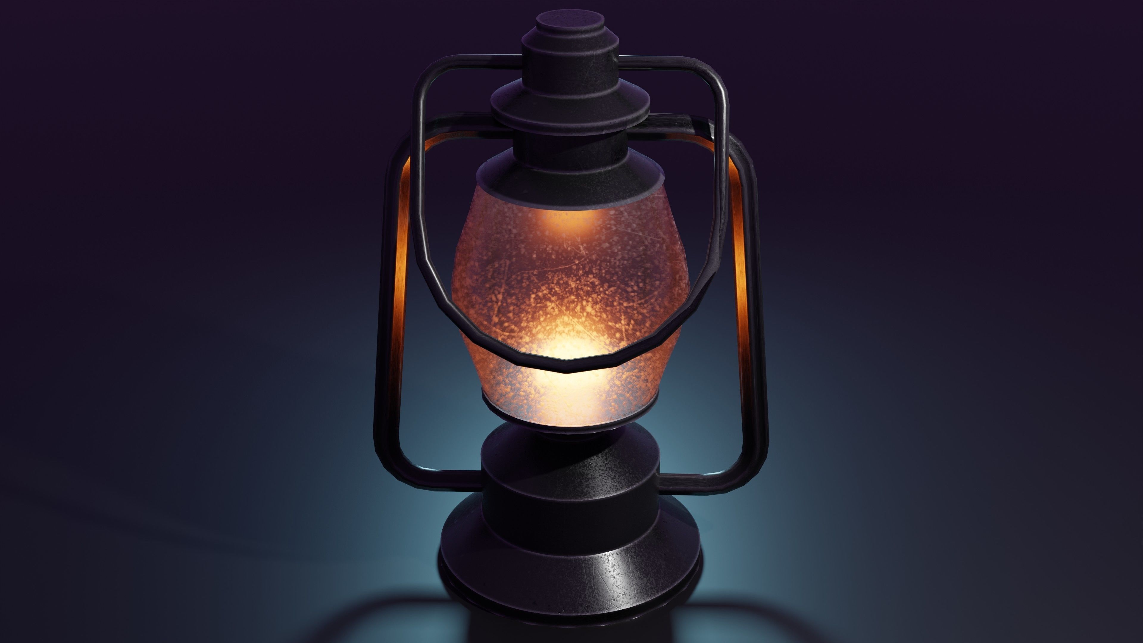 Lantern 3D model_6