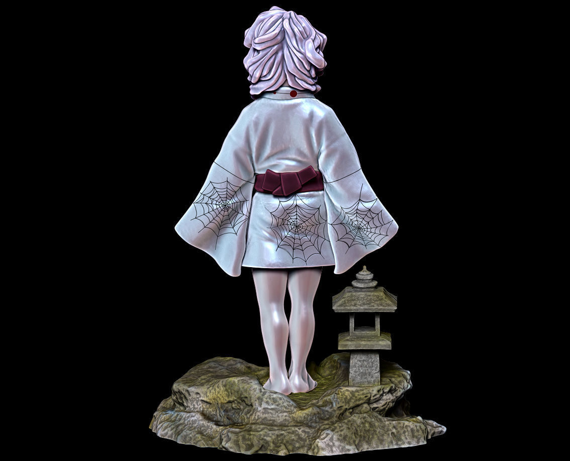 Demon Slayer Rui Girl version model for 3D print 3D print model_2