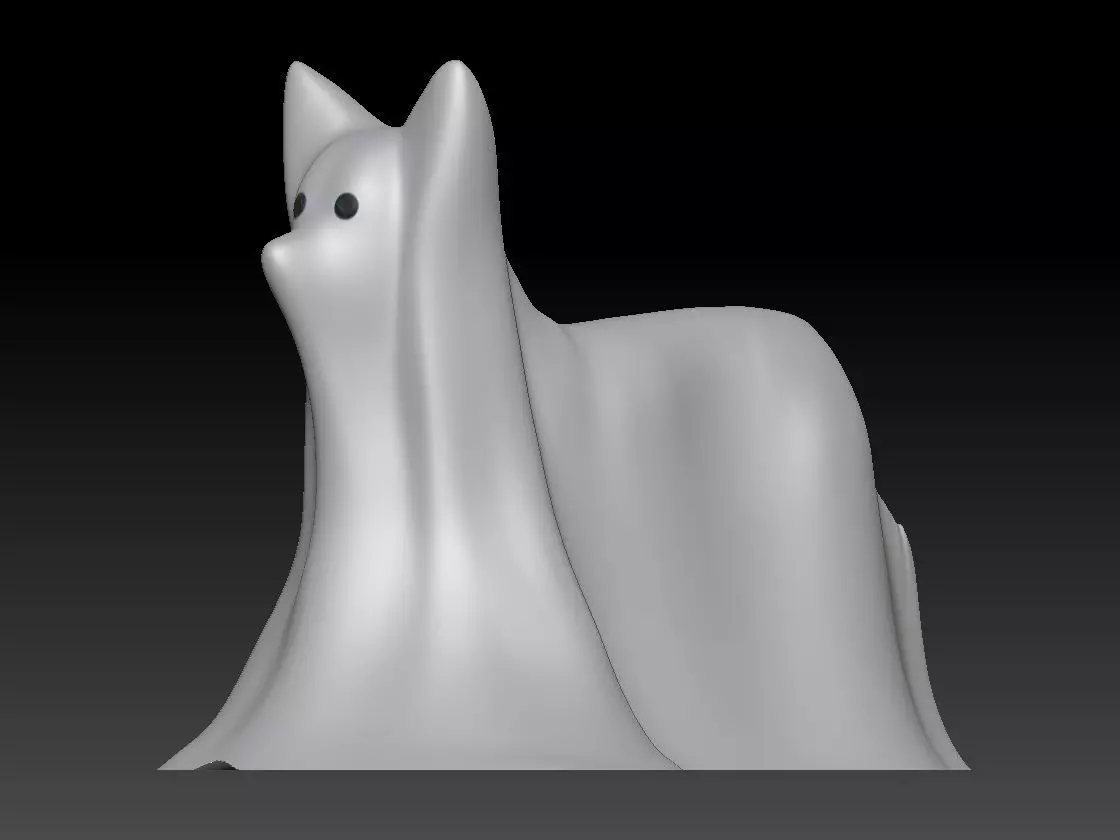 ghost chihuahua Free 3D print model