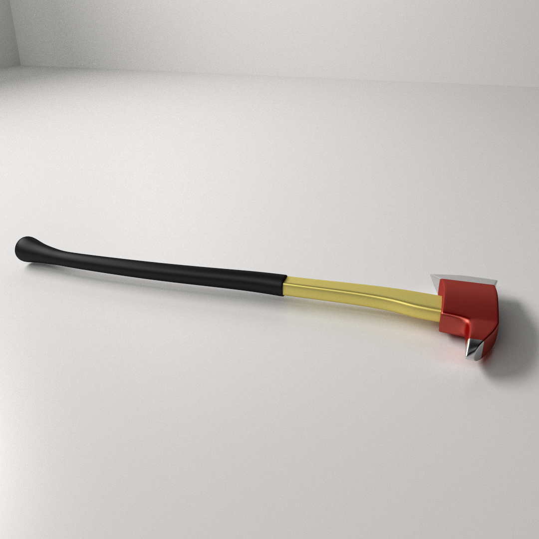 Fire Axe 3D model_2