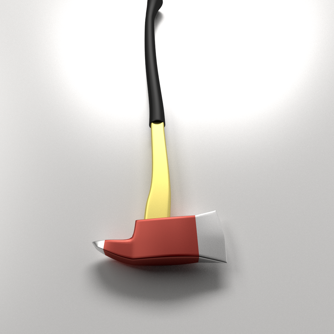 Fire Axe 3D model_1
