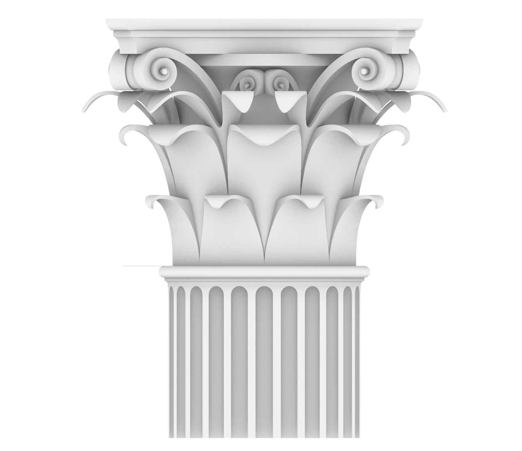 Corinthian Capital 3D model