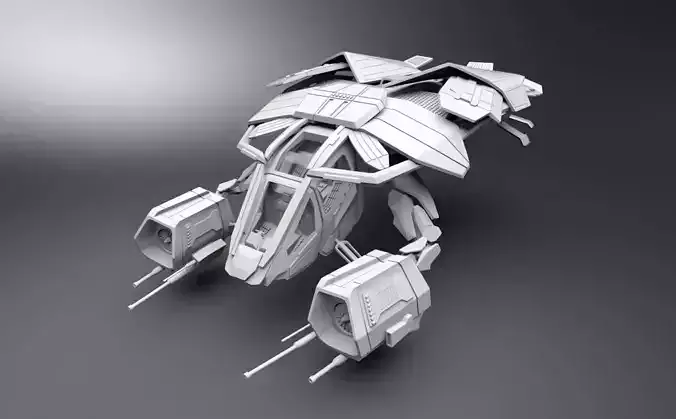The Bat Copter scale model 3D print model