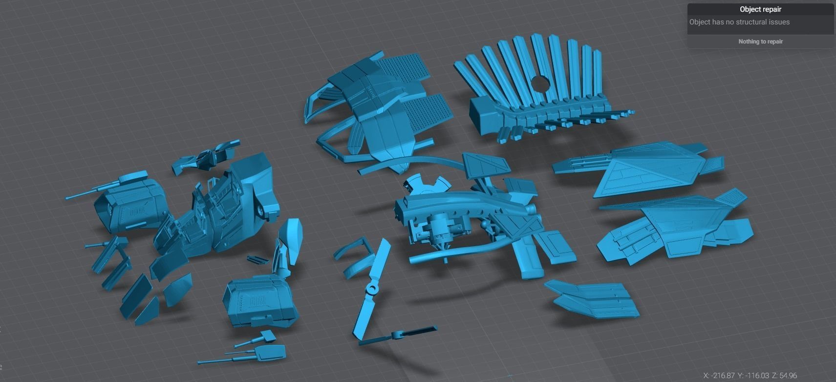 The Bat Copter scale model 3D print model_5