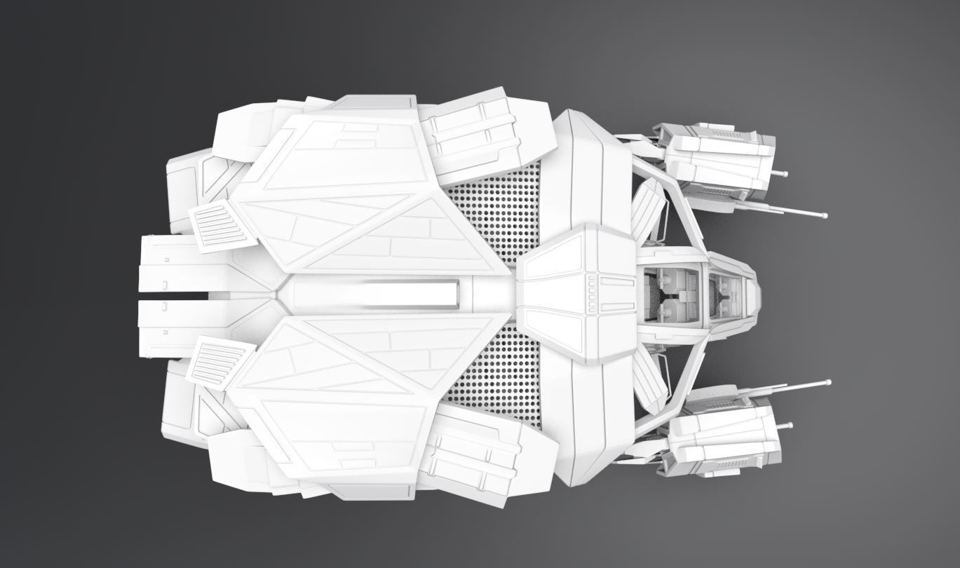 The Bat Copter scale model 3D print model_3