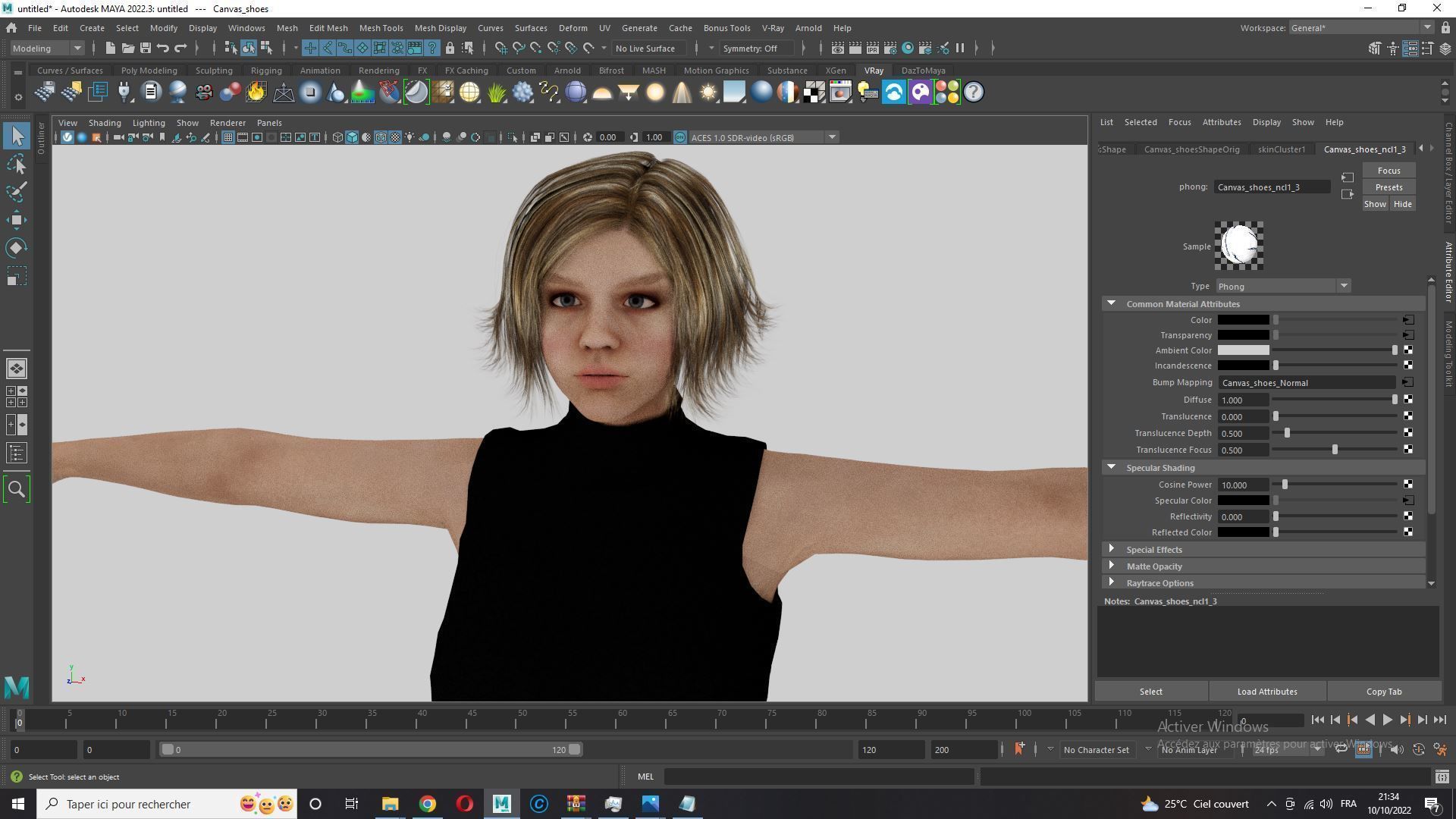 pregnant woman naked and clothed Low-poly 3D model_26