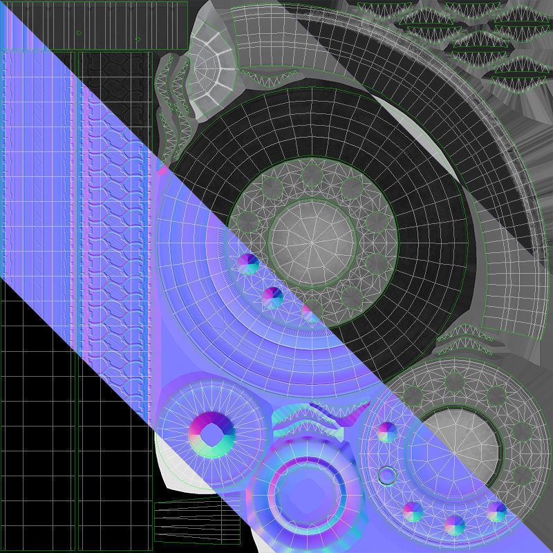 Refrigerated Trailer Low-poly 3D model_39