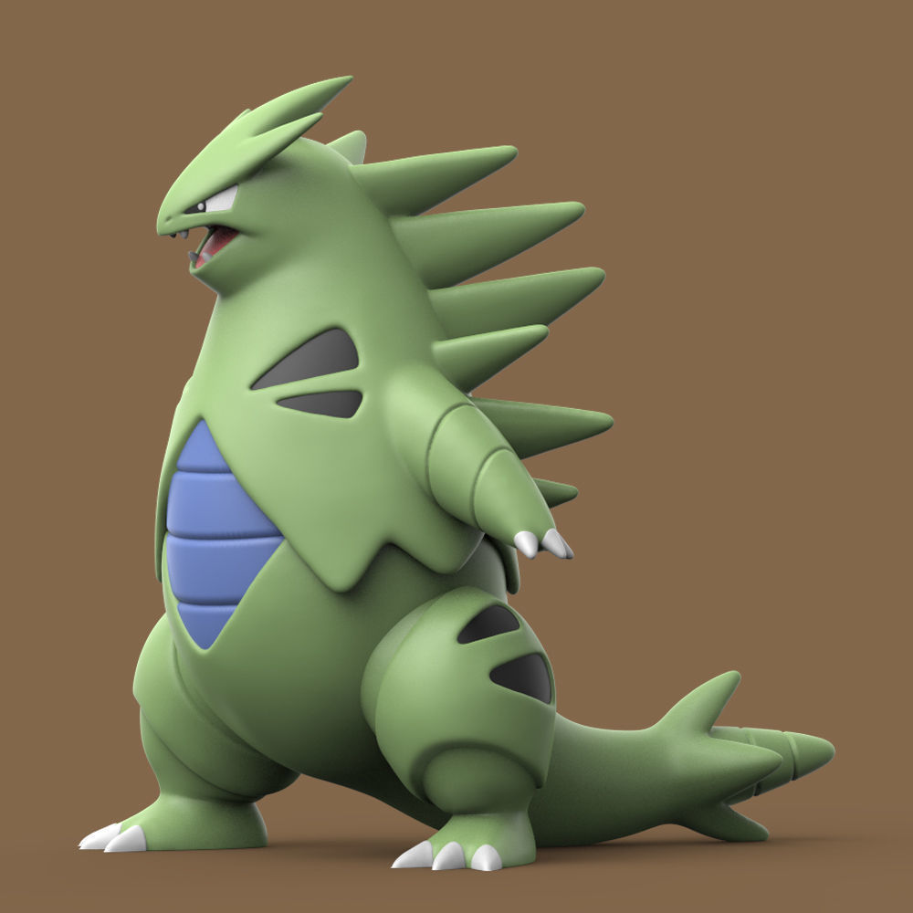 POKEMON - Tyranitar 3D print model_2