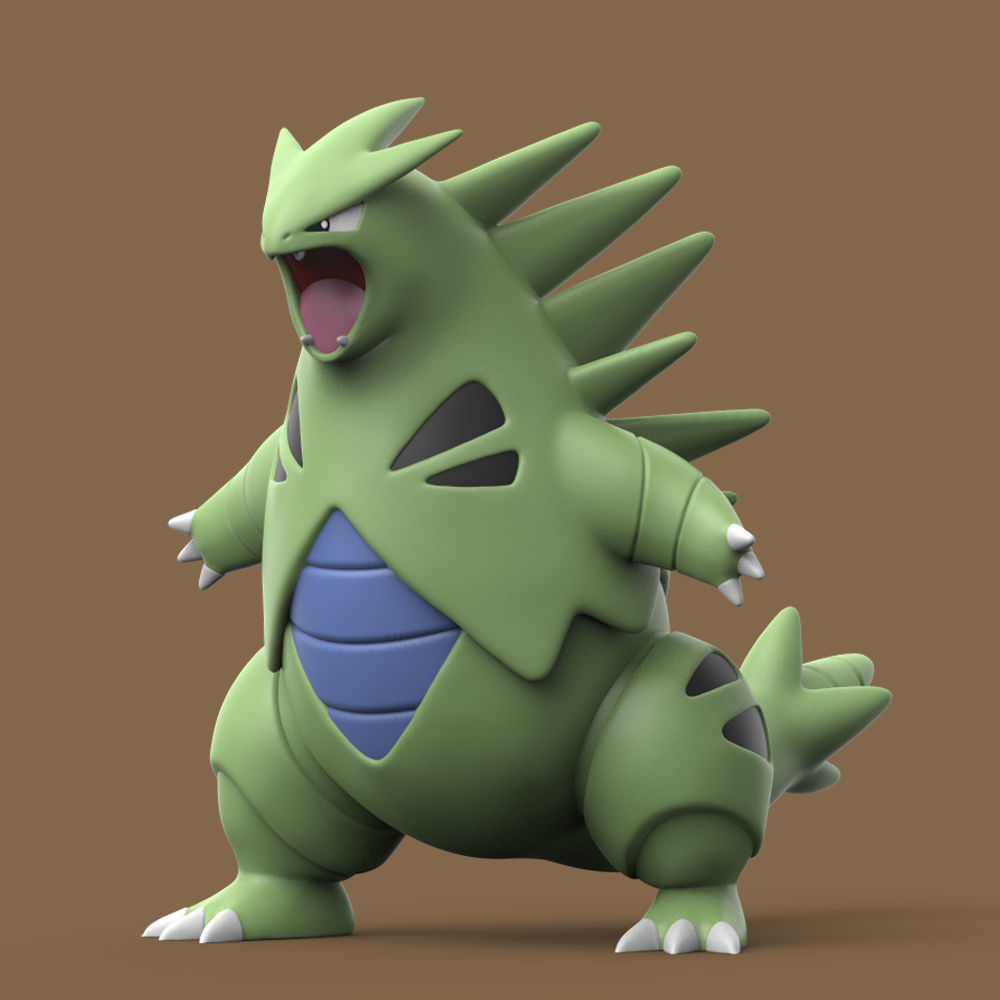 POKEMON - Tyranitar 3D print model_4