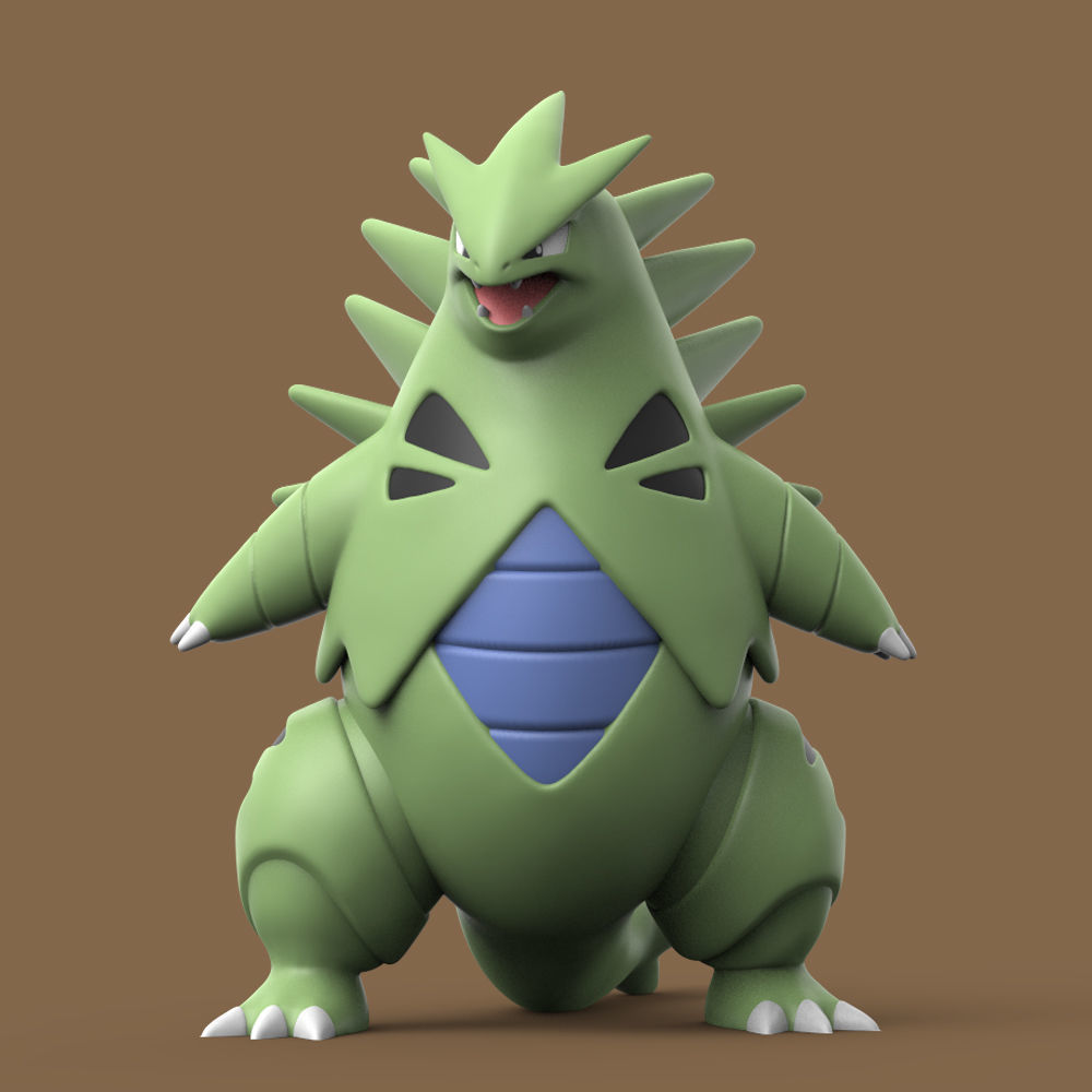 POKEMON - Tyranitar 3D print model_1