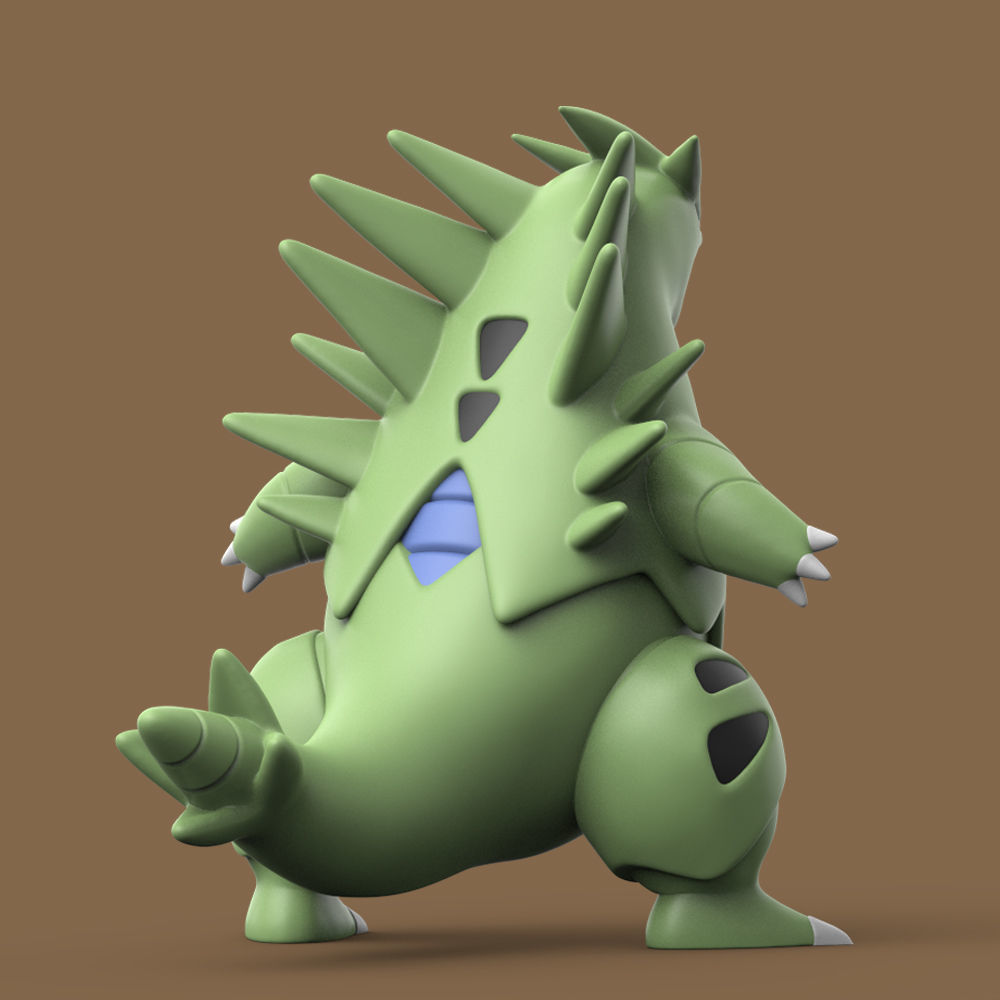 POKEMON - Tyranitar 3D print model_5