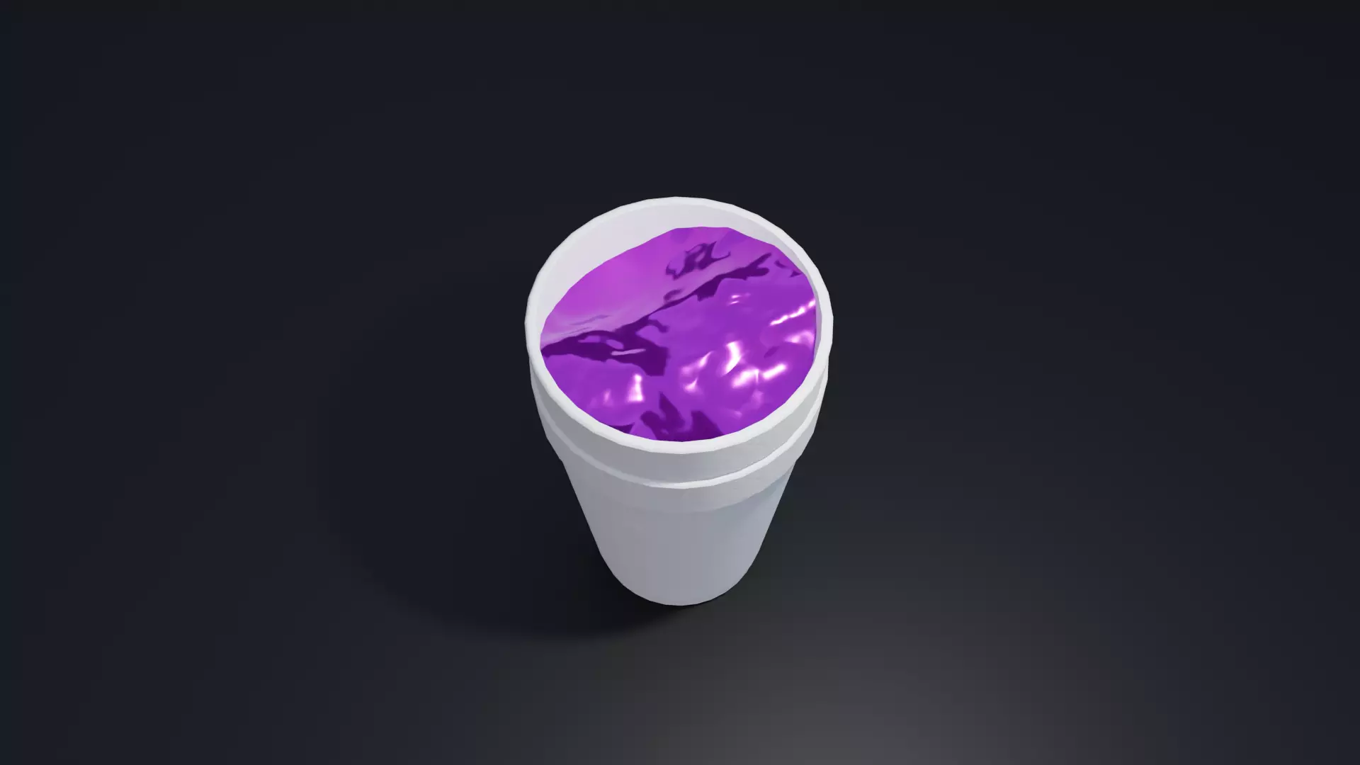 Lean Double Cup with 4K Textures Low-poly 3D model_0