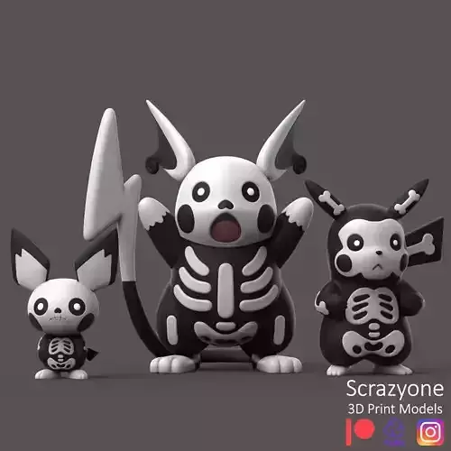 POKEMON - Halloween Pikachu Evolution