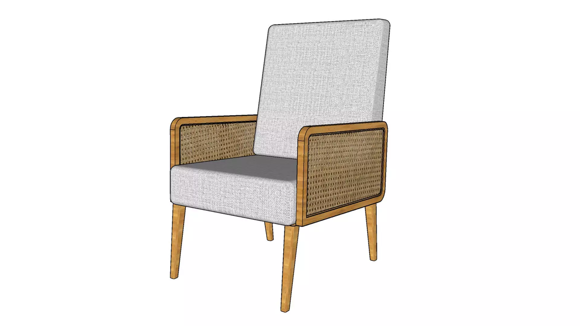 Accent Chair Free 3D model_0