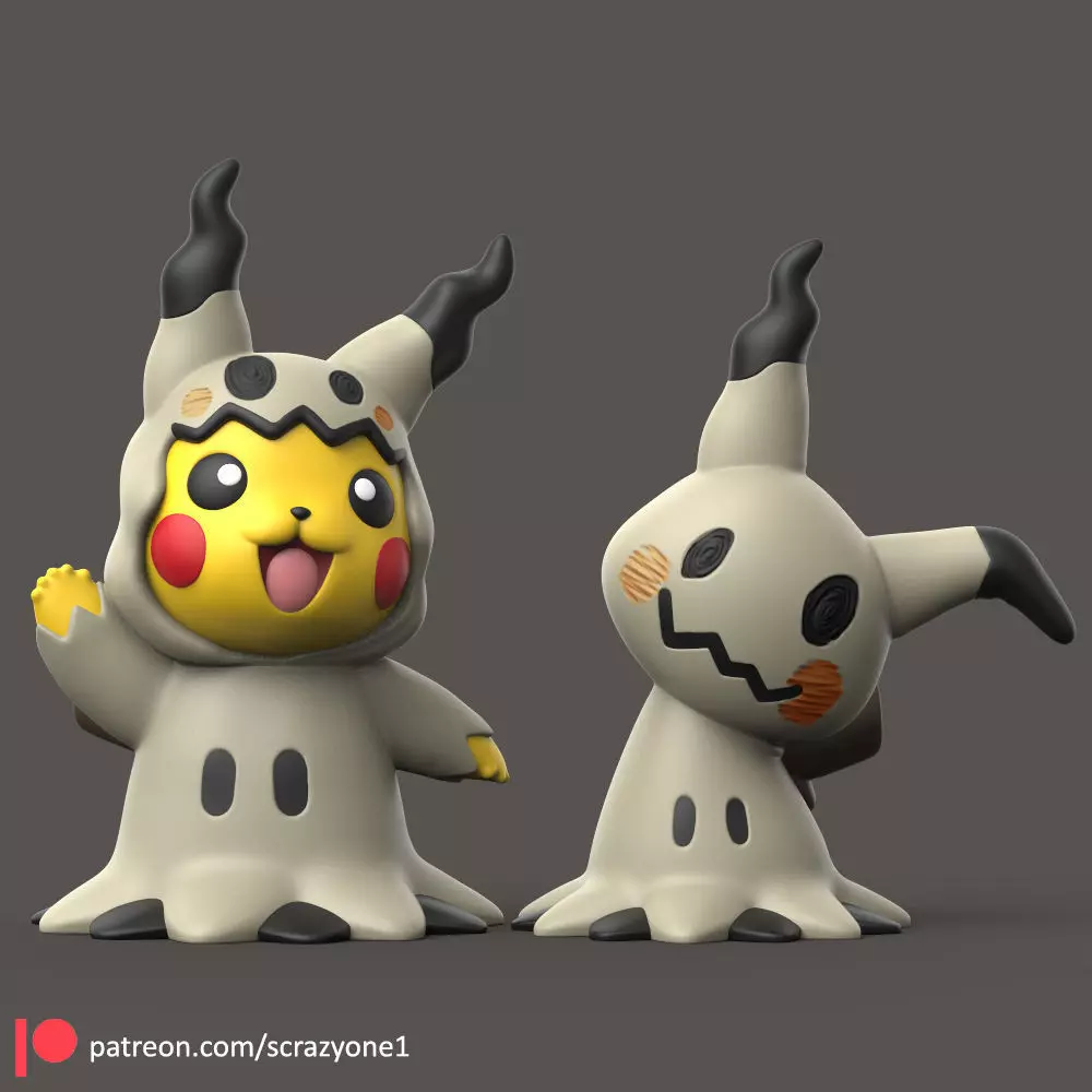 POKEMON - Mimikyu Pikachu 3D print model_0