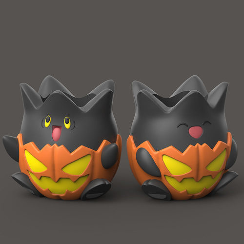 POKEMON - Halloween Togepi Planters 3D print model