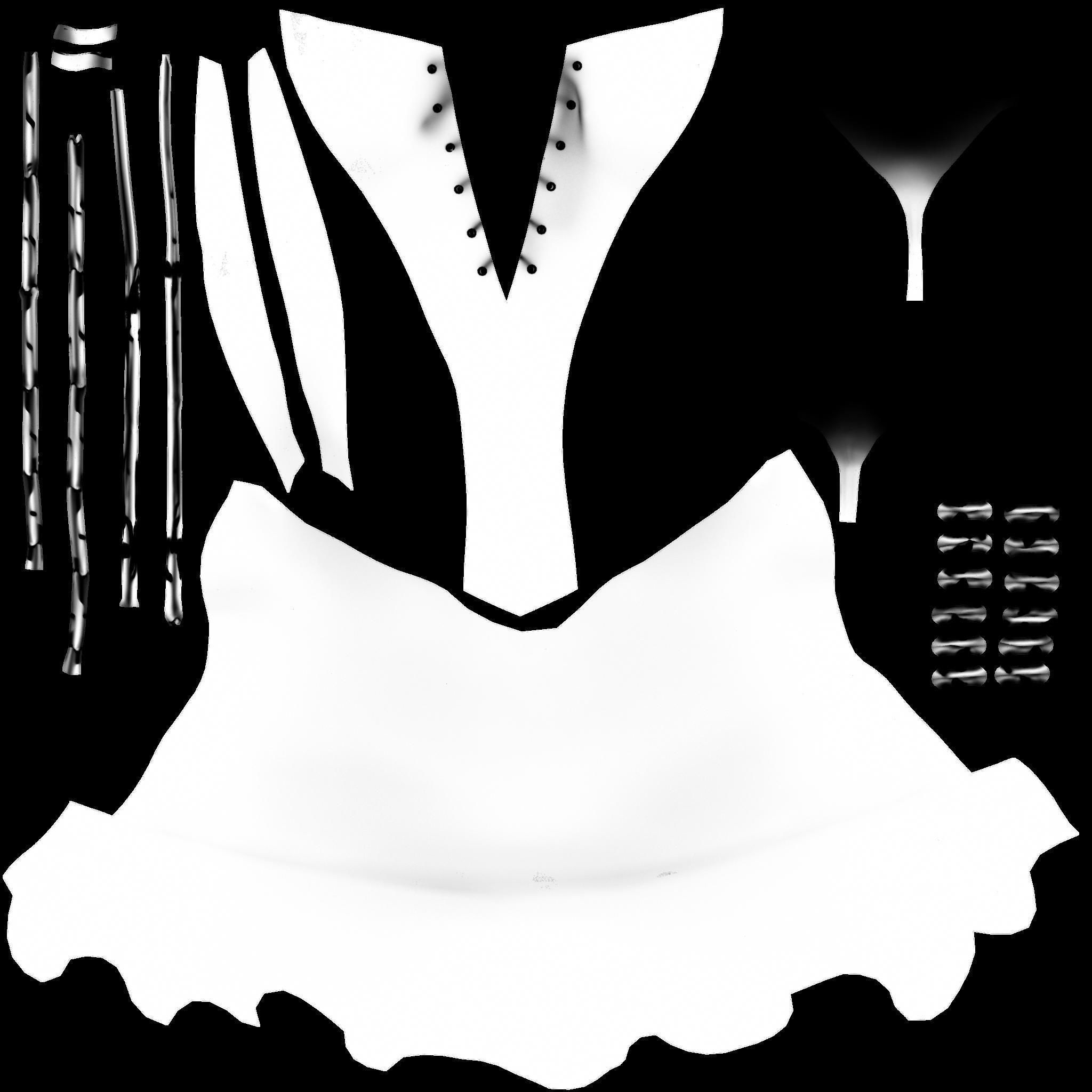 Leather Corset with Panties Low-poly 3D model_14