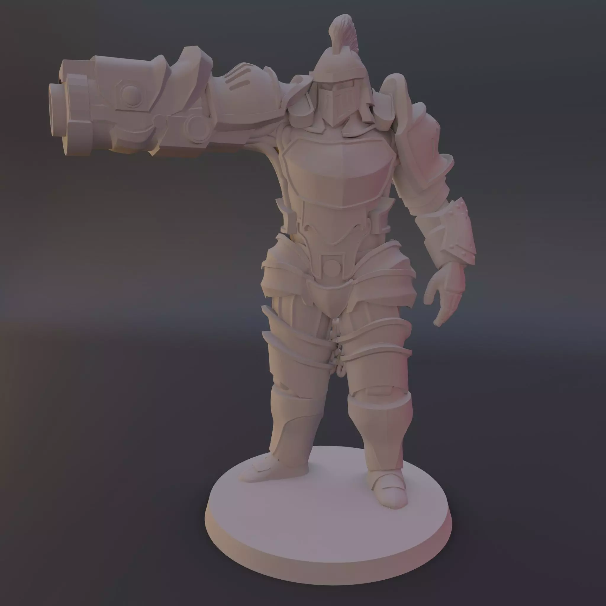 Cannoneer Brute 3D print model_0