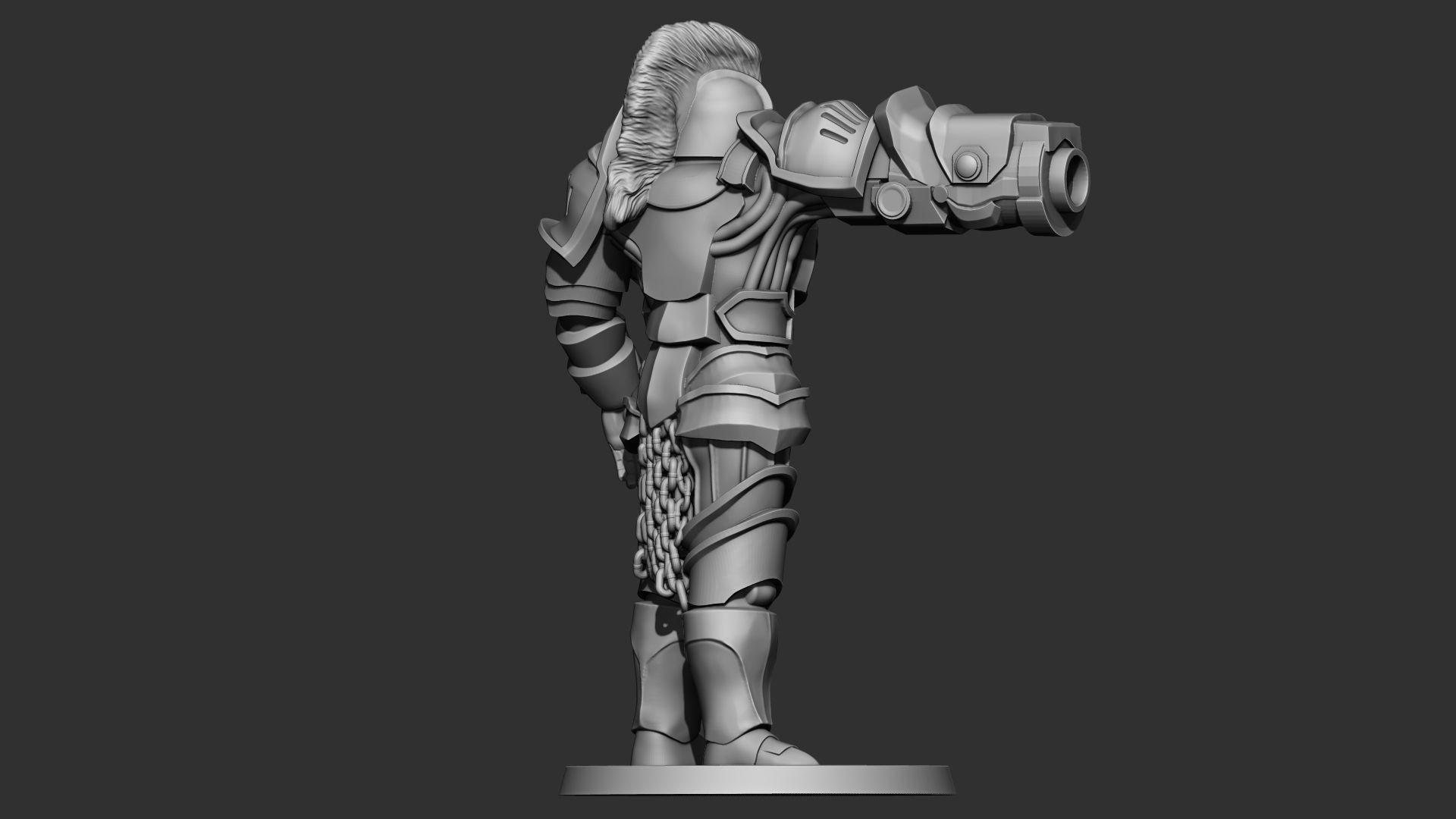 Cannoneer Brute 3D print model_4