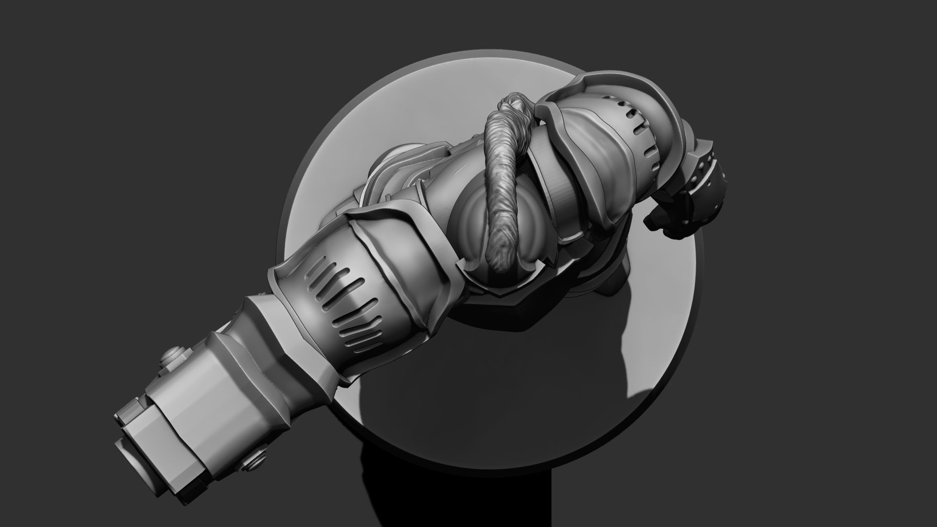 Cannoneer Brute 3D print model_7