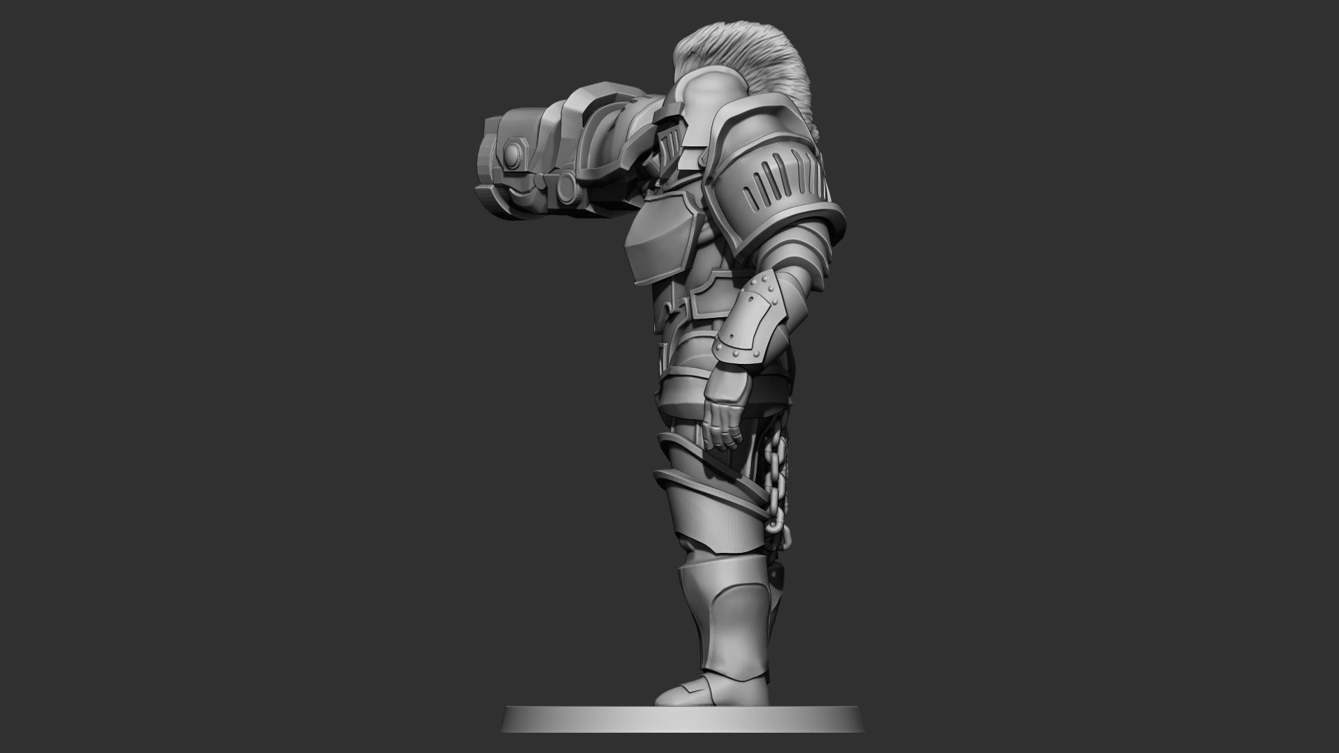 Cannoneer Brute 3D print model_3