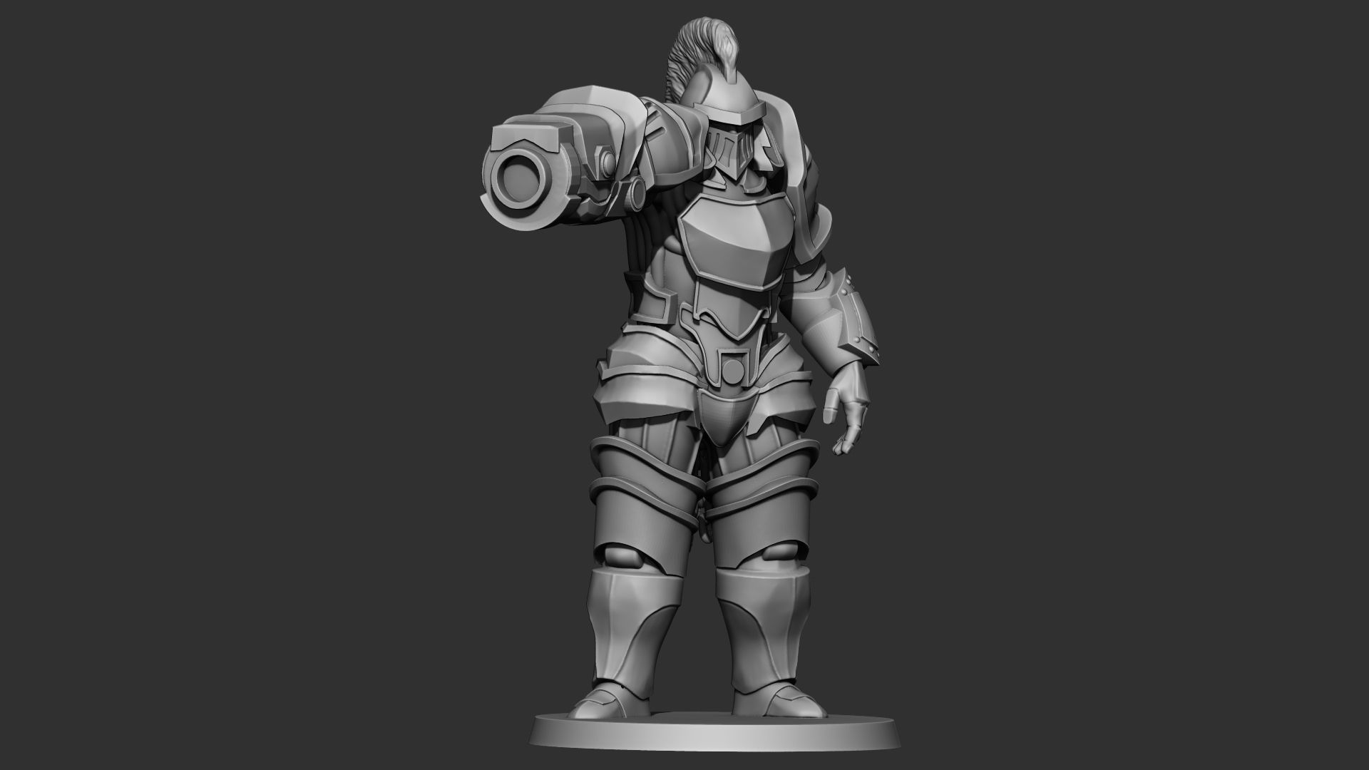 Cannoneer Brute 3D print model_5