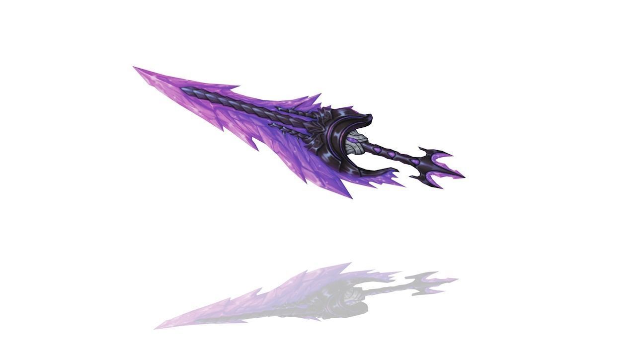 Glorious Dagger Low-poly 3D model_1