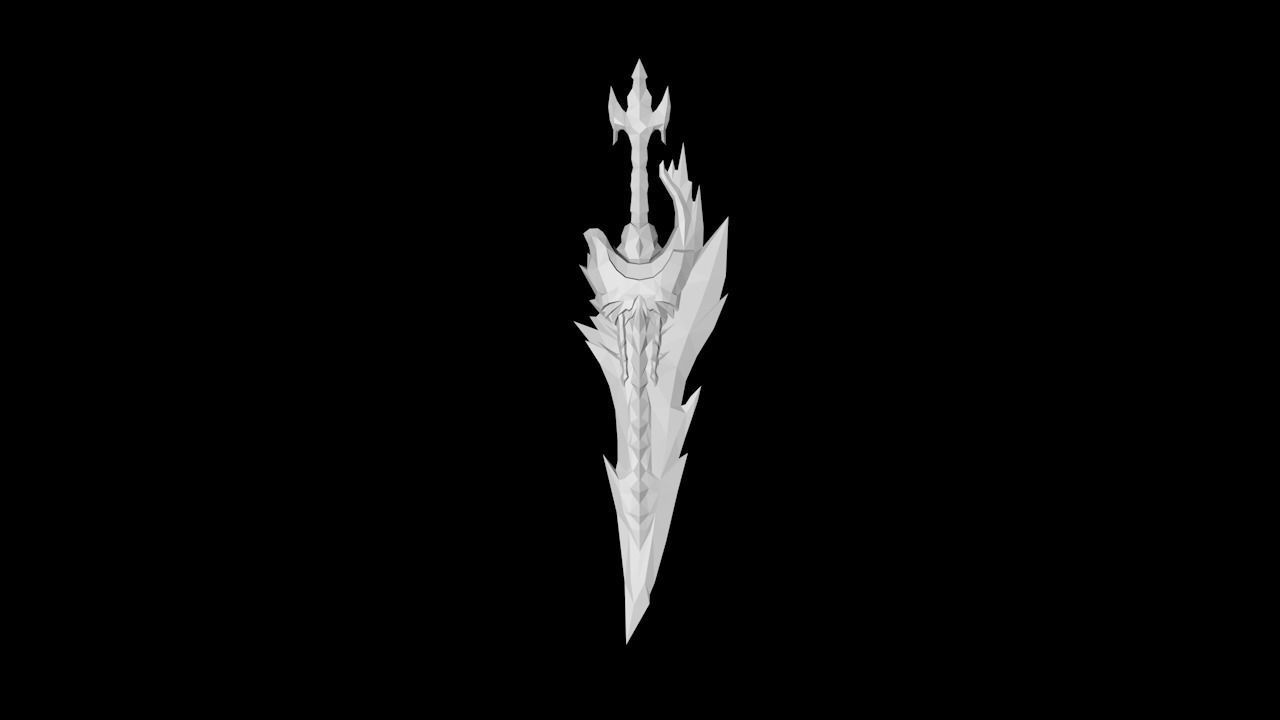 Glorious Dagger Low-poly 3D model_3