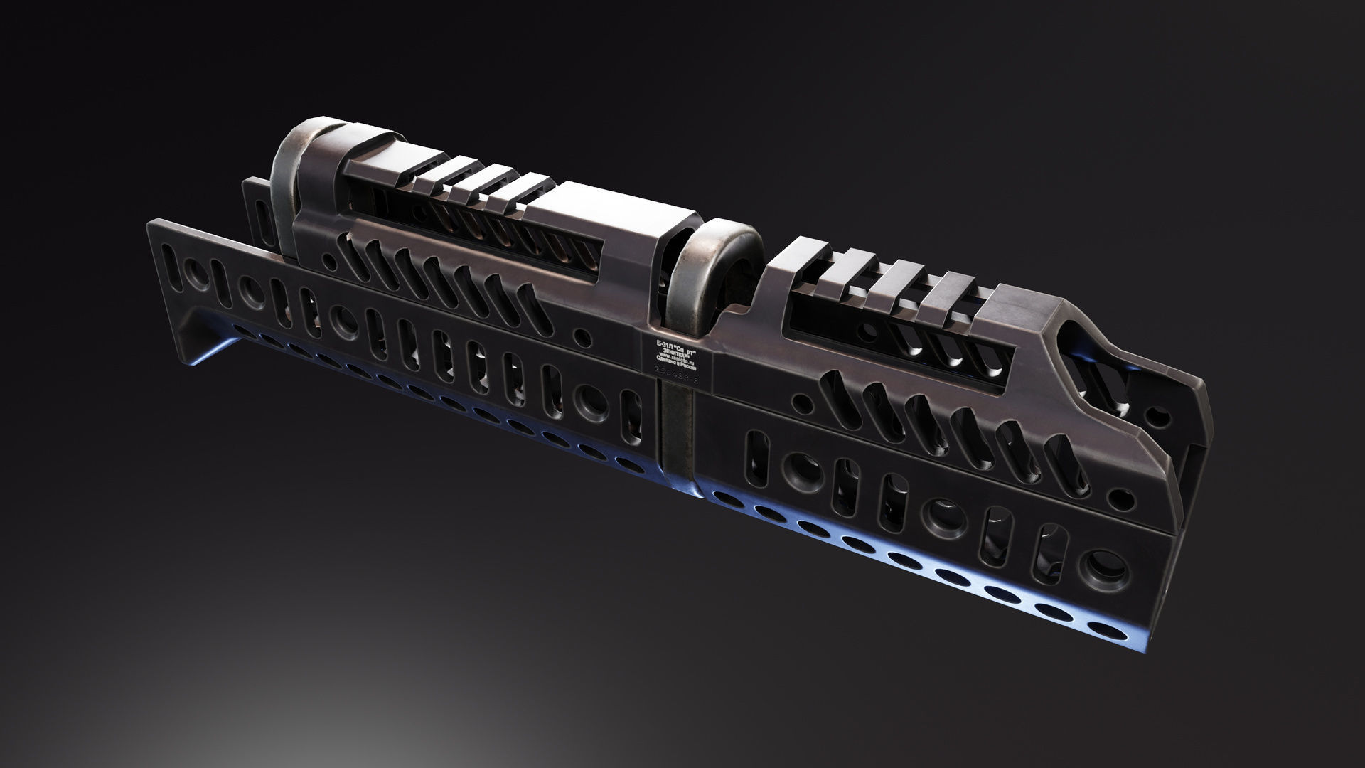 3D model Zenitco Sport 1 Handguard VR / AR / lowpoly CGTrader